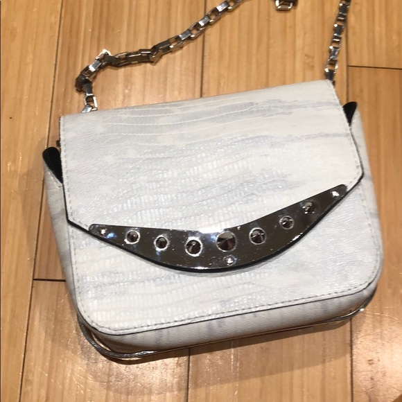 Sam Edelman White and Silver Weston Cross Body - Picture 2 of 9